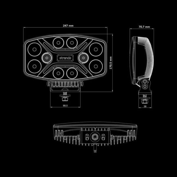 Προβολέας Dark Knight Insane Led 10500 Lumen Strands - Image 14