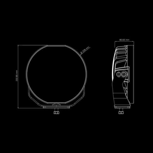 Προβολέας Siberia Skylord 9" 7025 Lumens Strands - Image 11