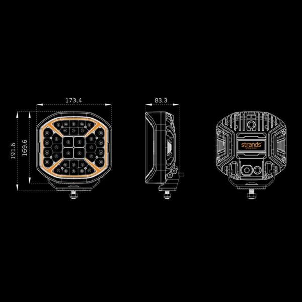 Προβολέας Siberia X 7" 7430 Lumens Strands - Image 9