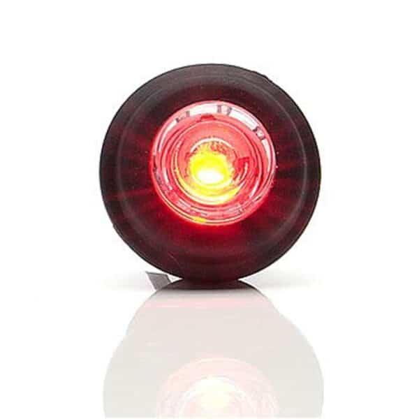 Φώς θέσης Led Κόκκινο 12-24V για 21mm τρύπα Strands