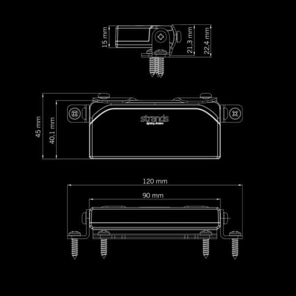 Φώς εργασίας Πλακέ Unity 22w 1370 Lumens Strands - Image 7