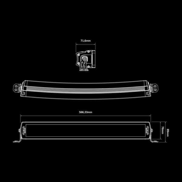 Μπάρα Led Siberia DRC 32" 12663 Lumens Strands - Image 4