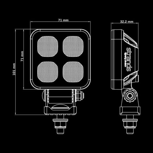 Φώς εργασίας Led Dark Knight Hardcore Mini 2222 Lumens Strands - Image 5