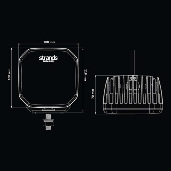 Φώς εργασίας For9t No-glare 78W 3220 Lumens Strands - Image 8