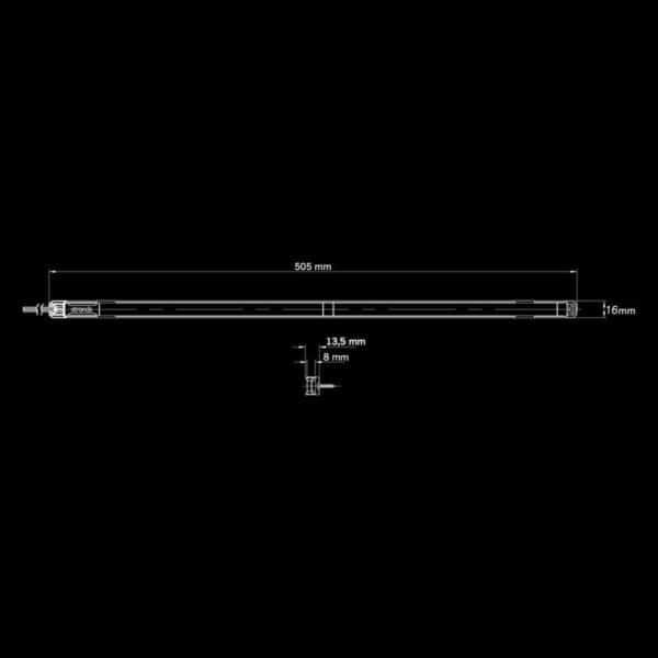Εσωτερικός φώς Unity Underglow Πορτοκαλί 505mm Strands - Image 4