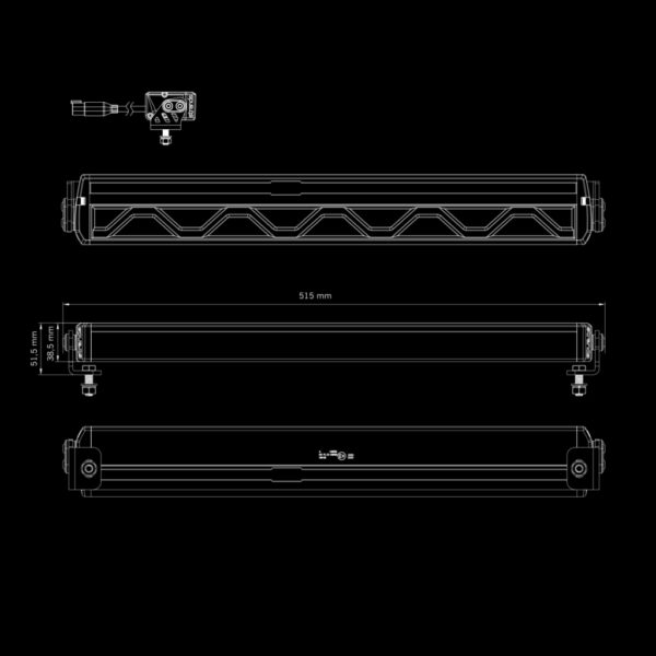 Μπάρα Led Firefly 20" 10670 Lumens Strands - Image 4