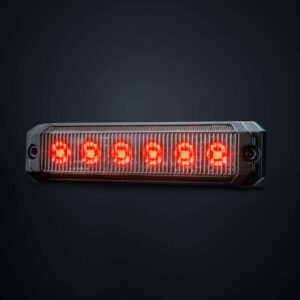 Φώς θέσης Led Dark Knight SM6 Κόκκινο Strands