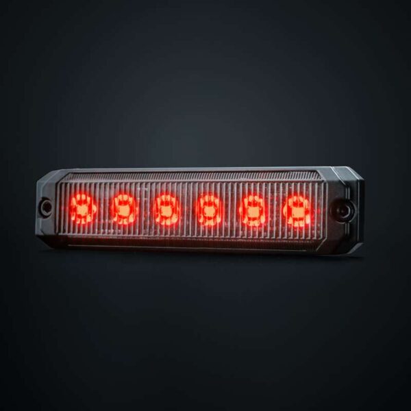Φώς θέσης Led Dark Knight SM6 Κόκκινο Strands