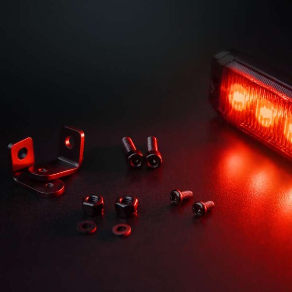 Φώς θέσης Led Dark Knight SM6 Κόκκινο Strands - Image 2