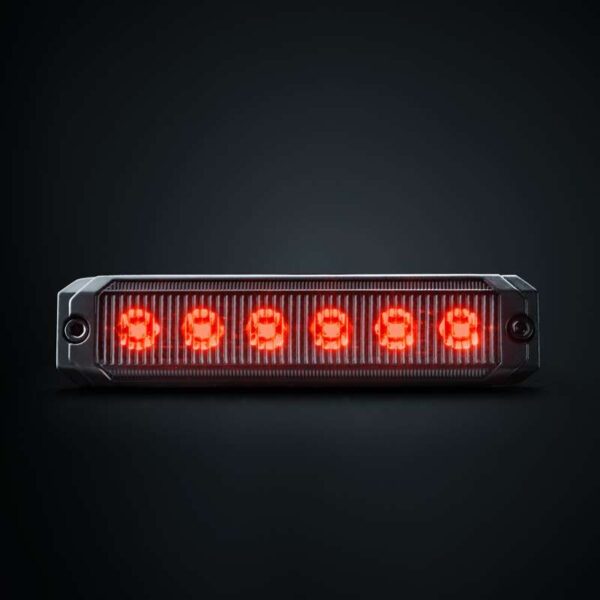 Φώς θέσης Led Dark Knight SM6 Κόκκινο Strands - Image 4