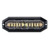 Προειδοποιητικό φώς, στρόμπος 12 Led, 12-24V DC, 20W, Πορτοκαλί και Λευκά Led, διαφανείς κρύσταλλο Strands