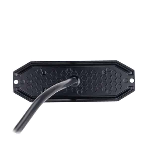Προειδοποιητικό φώς, στρόμπος 12 Led, 12-24V DC, 20W, Πορτοκαλί και Λευκά Led, διαφανείς κρύσταλλο Strands - Image 4