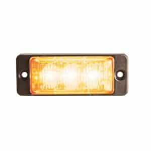 Προειδοποιητικό φώς, στρόμπος Slim 12-24V 3 Ledx3w πορτοκαλί Strands