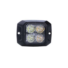 Προειδοποιητικό φώς 4 Led, Λευκό και πορτοκαλί φώς Strands