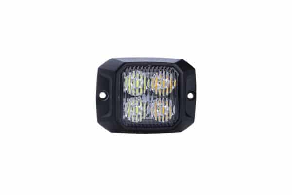 Προειδοποιητικό φώς 4 Led, Λευκό και πορτοκαλί φώς Strands