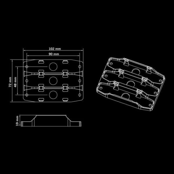 Βάση Τριπλή για Firefly See me Strands - Image 2