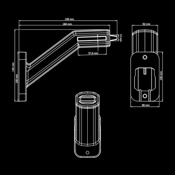Ελαστικός βραχίονας Led Freedom Light Guide Cobra Αριστερό Strands - Image 16
