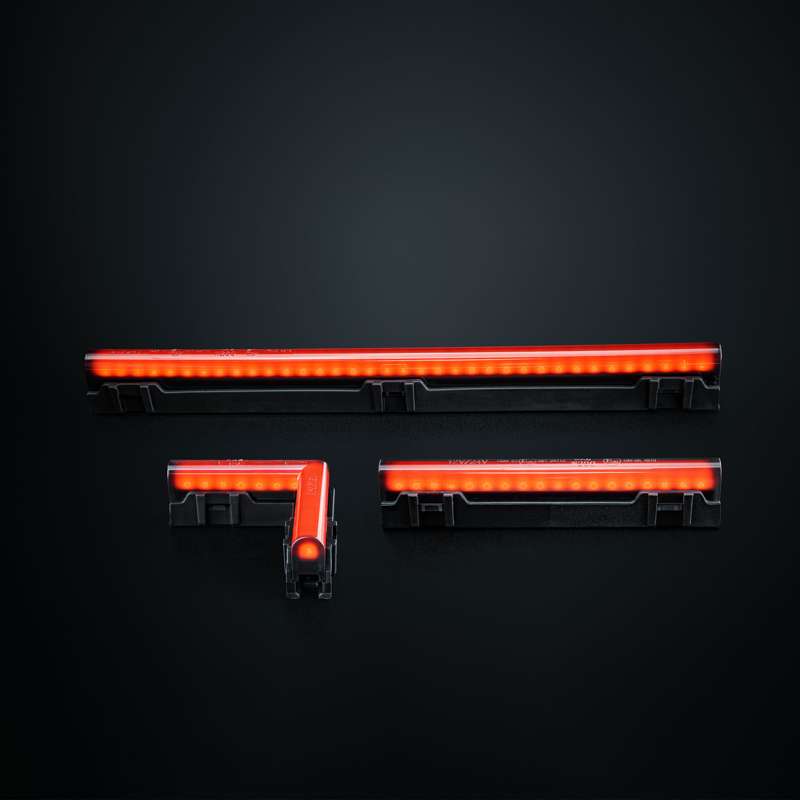 Φώς Θέσης Freedom Dark Line Μακρύ 250mm Κόκκινο Strands - Image 4