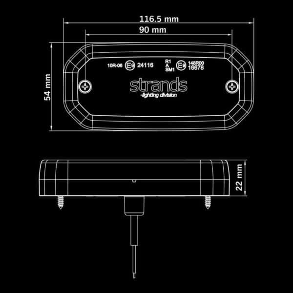 Φώς θέσης FOR9T SCALE Κόκκινο Strands - Image 8