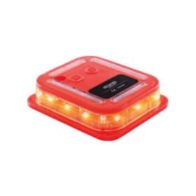 Προειδοποιητικά φώτα/στρόμπος Πορτοκαλί 6τμχ σε βαλίτσα Strands