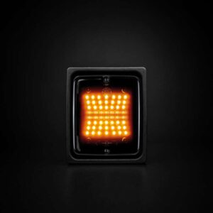 Πίσω φώς Dark Knight Ize Led Τετράγωνο Φλάς Strands
