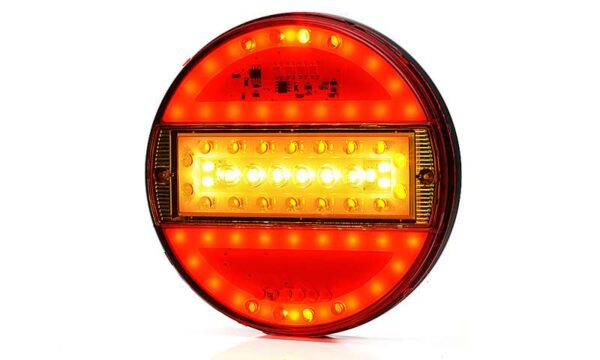 Πίσω φώς Στρογγυλό Led 5 Λειτουργίες 12-24V, 142mm Χρωματιστό κρύσταλλο Strands