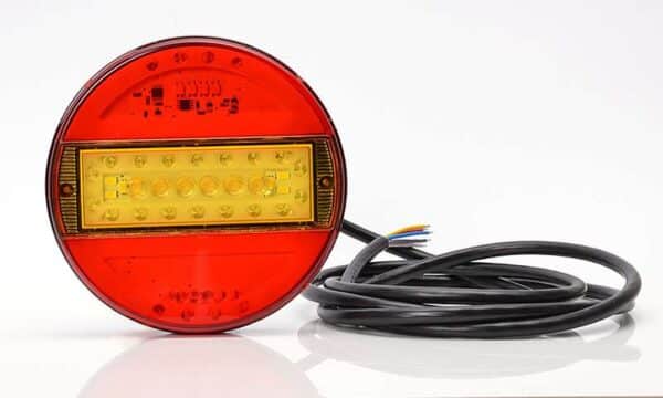 Πίσω φώς Στρογγυλό Led 5 Λειτουργίες 12-24V, 142mm Χρωματιστό κρύσταλλο Strands - Image 5