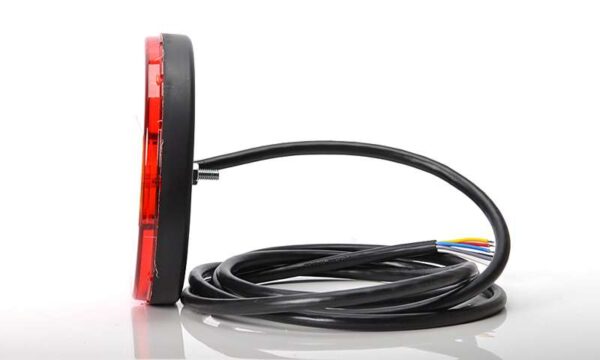 Πίσω φώς Στρογγυλό Led 5 Λειτουργίες 12-24V, 142mm Χρωματιστό κρύσταλλο Strands - Image 2