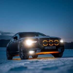 Alternative view of Bάση στήριξης για τρία φώτα Ανοξείδωτο