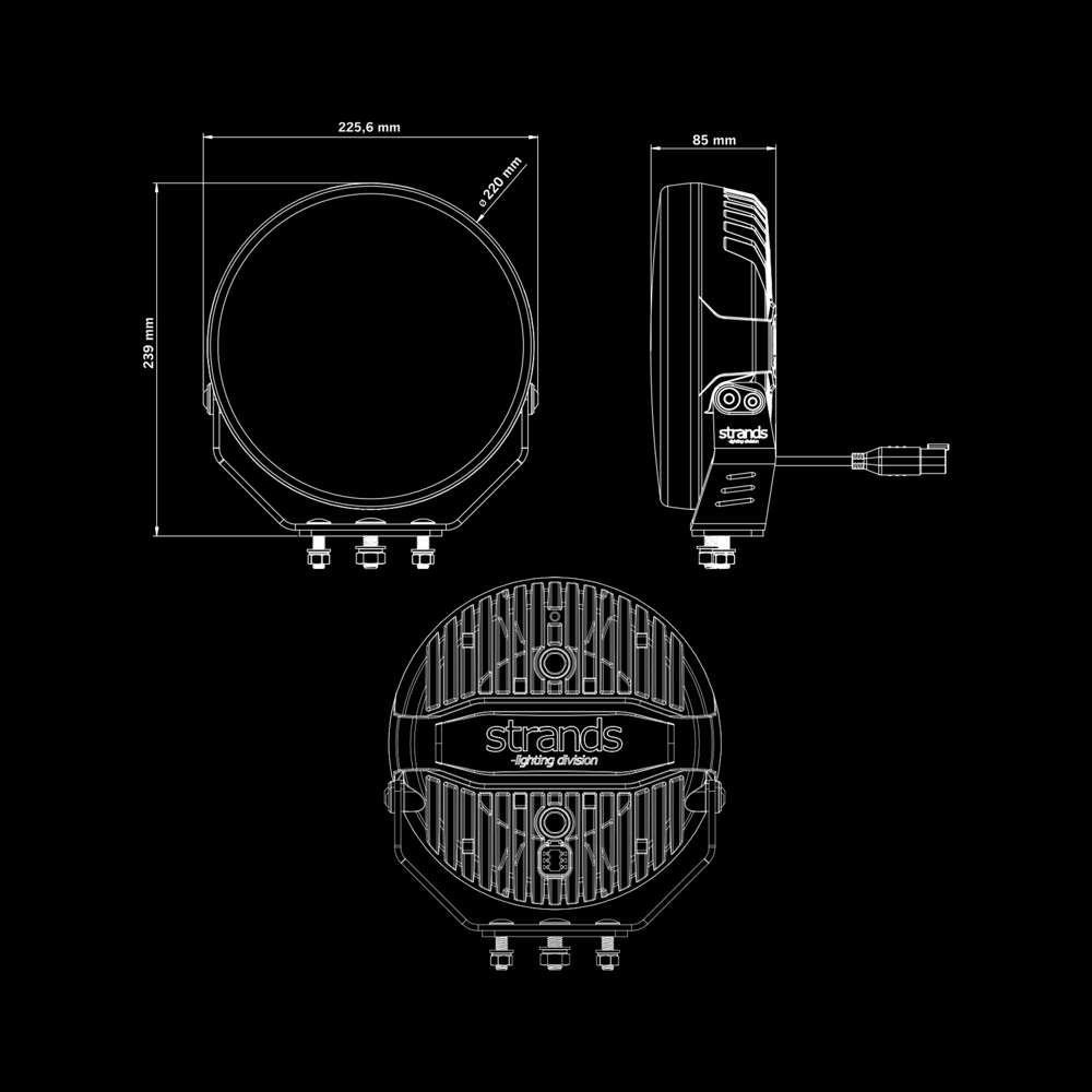 Προβολέας Firefly Pro 9" 12076 Lumens - Image 18