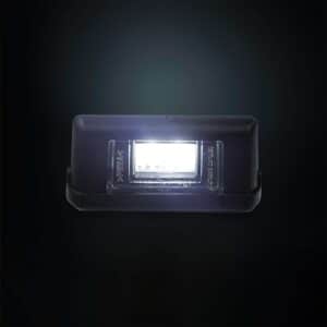 Φως Πινακίδας Λευκό 4 LED Μαύρο