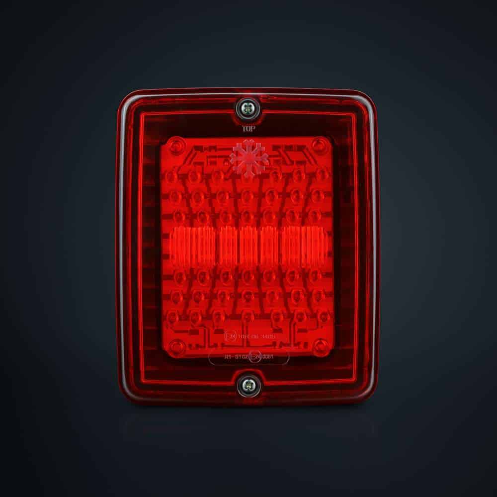 Πίσω φανάρι Φως Ομίχλης LED IZE Πίσω Κόκκινο Τετράγωνο - Image 3