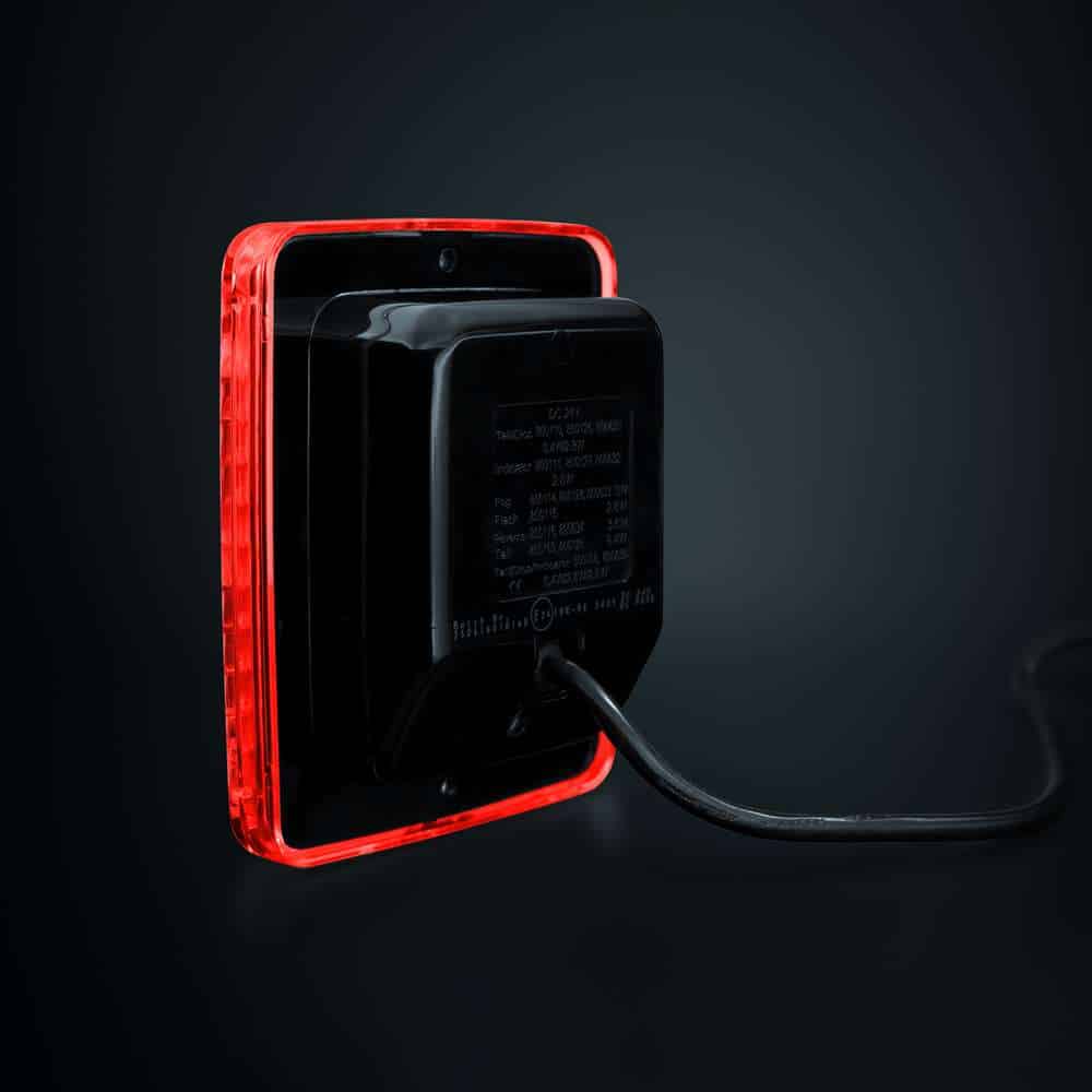 Πίσω φανάρι Φως Ομίχλης LED IZE Πίσω Κόκκινο Τετράγωνο - Image 4