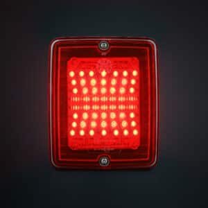 Πίσω φανάρι Φως Ομίχλης LED IZE Πίσω Κόκκινο Τετράγωνο
