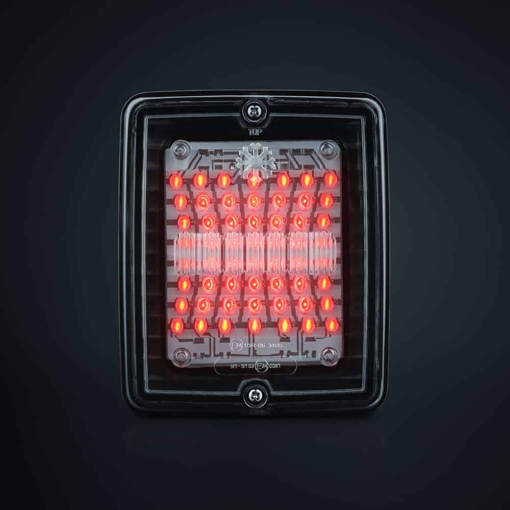 Φανάρι IZE LED φως θέσης/φρένων τετράγωνο με διάφανο φακό - Image 4