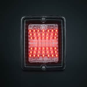 Φανάρι IZE LED φως θέσης/φρένων τετράγωνο με διάφανο φακό
