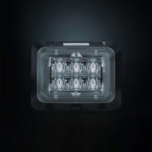 Προειδοποιητικό φως ορθογώνιο amber LED επιφανειακής τοποθέτησης