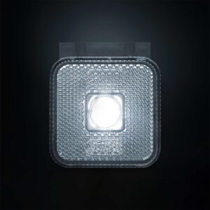 Μπροστινό φως θέσης με γωνιακή βάση στήριξης