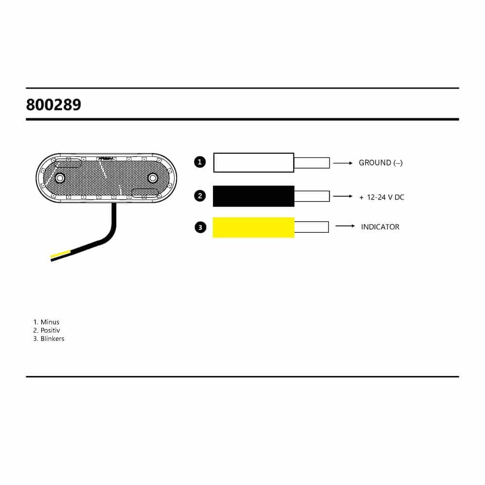 Πλευρικό φως σήμανσης με φλας 20 LED - Image 2
