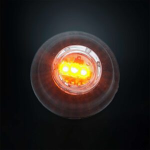 Στρογγυλό πλευρικό φως σήμανσης για τοποθέτηση σε οπή 21 mm