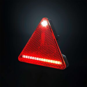 Πίσω φανάρι 4 λειτουργιών με ανακλαστικό, δεξί, τριγωνικό σχήμα