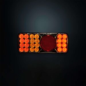 Πίσω Φανάρι 4 Λειτουργιών Αριστερό Με Φως Ομίχλης Ορθογώνιο