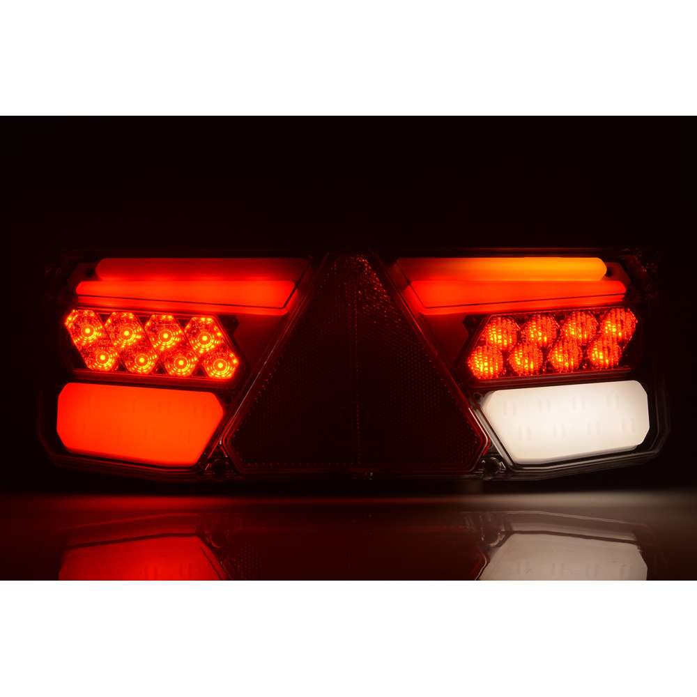 Πίσω Φανάρι Τρέιλερ 5 Λειτουργιών Αριστερό Με Δυναμικό Φλας Ορθογώνιο - Image 3