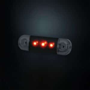 Slim πίσω φως θέσης Dark Knight με 3 LED