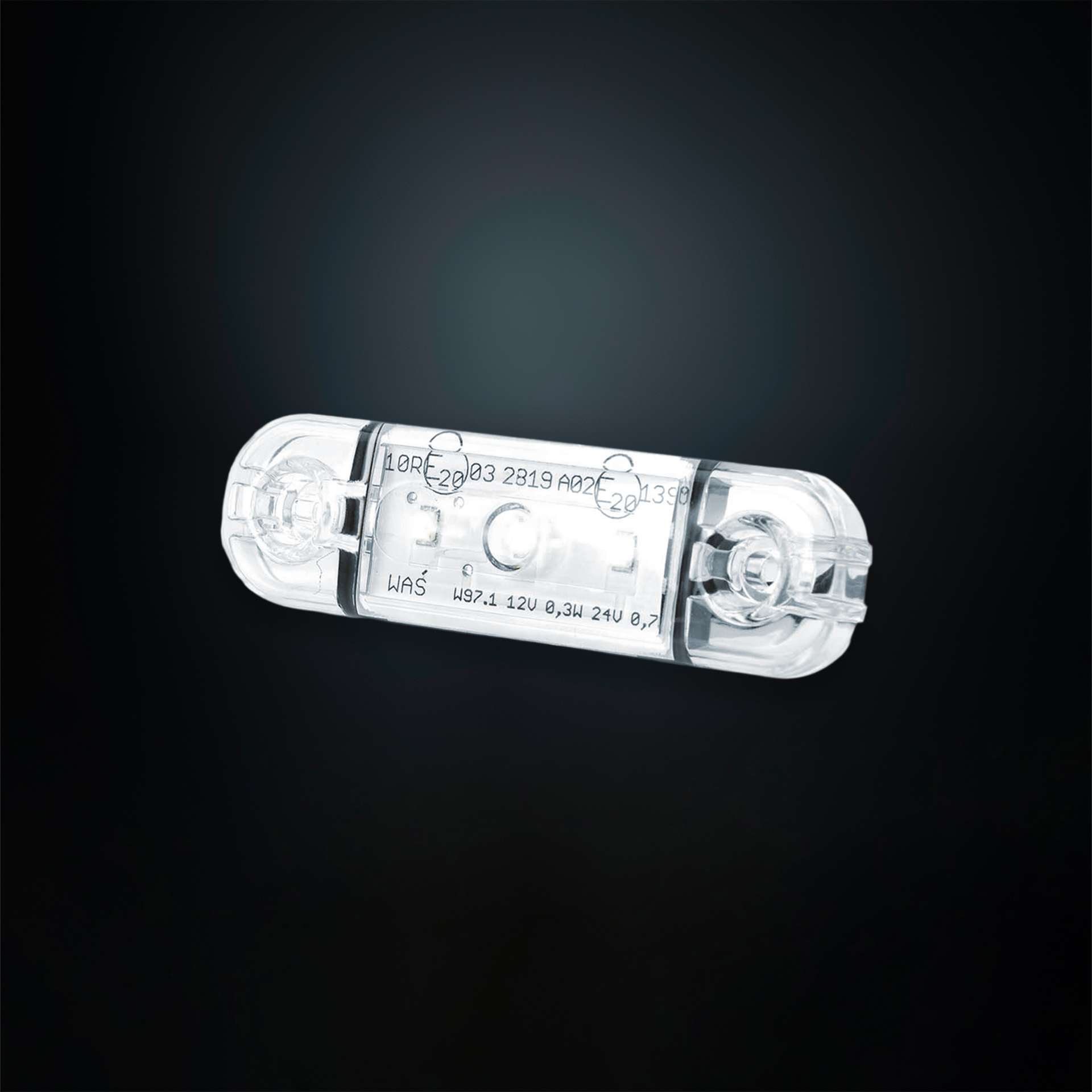 Λεπτό μπροστινό φως θέσης 3 LED