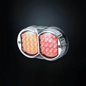 Πίσω φως 3 λειτουργιών universal 208mm