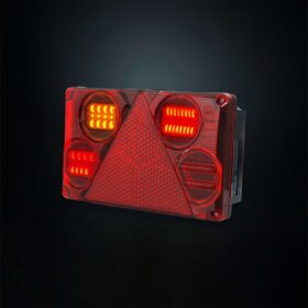 Πίσω Φανάρι Τρέιλερ 5 Λειτουργιών Αριστερό Μπαγιονέτ Ορθογώνιο