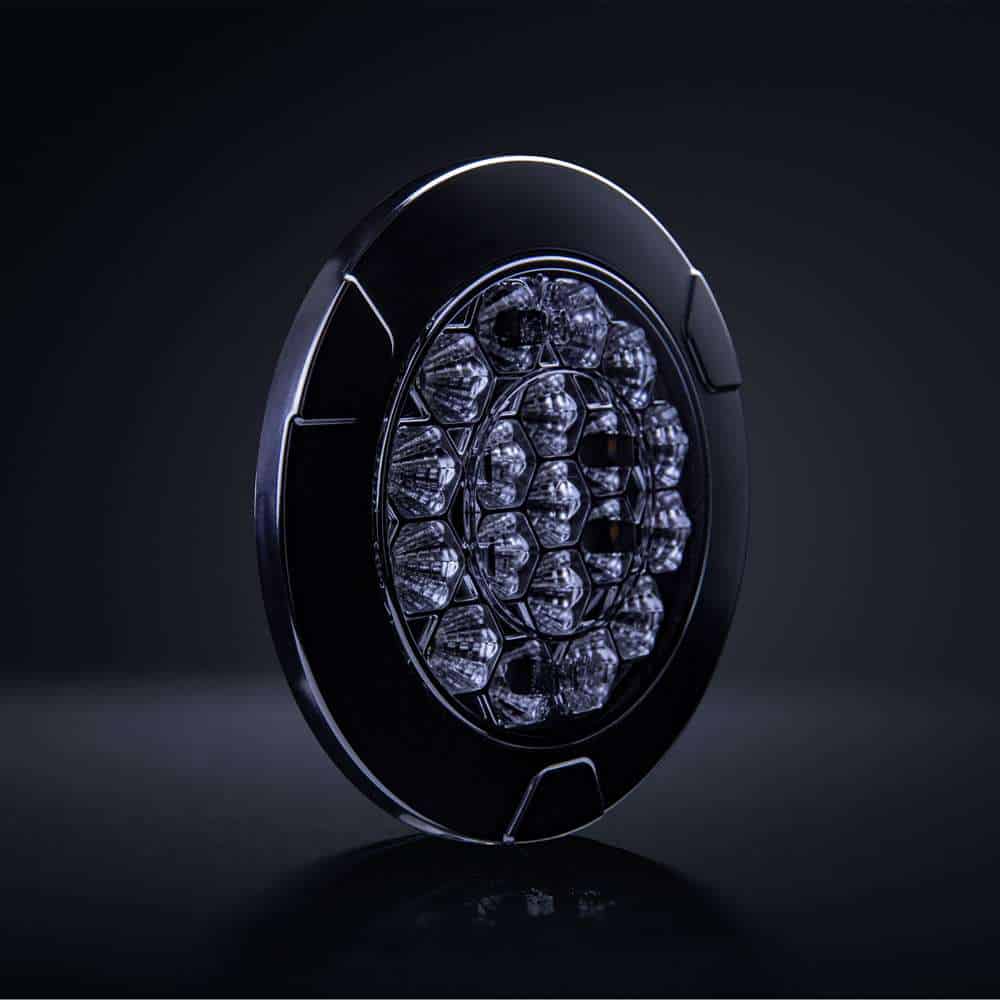 Πίσω φανάρι Freedom Black Raven στρογγυλό 3 λειτουργιών 152 mm - Image 3