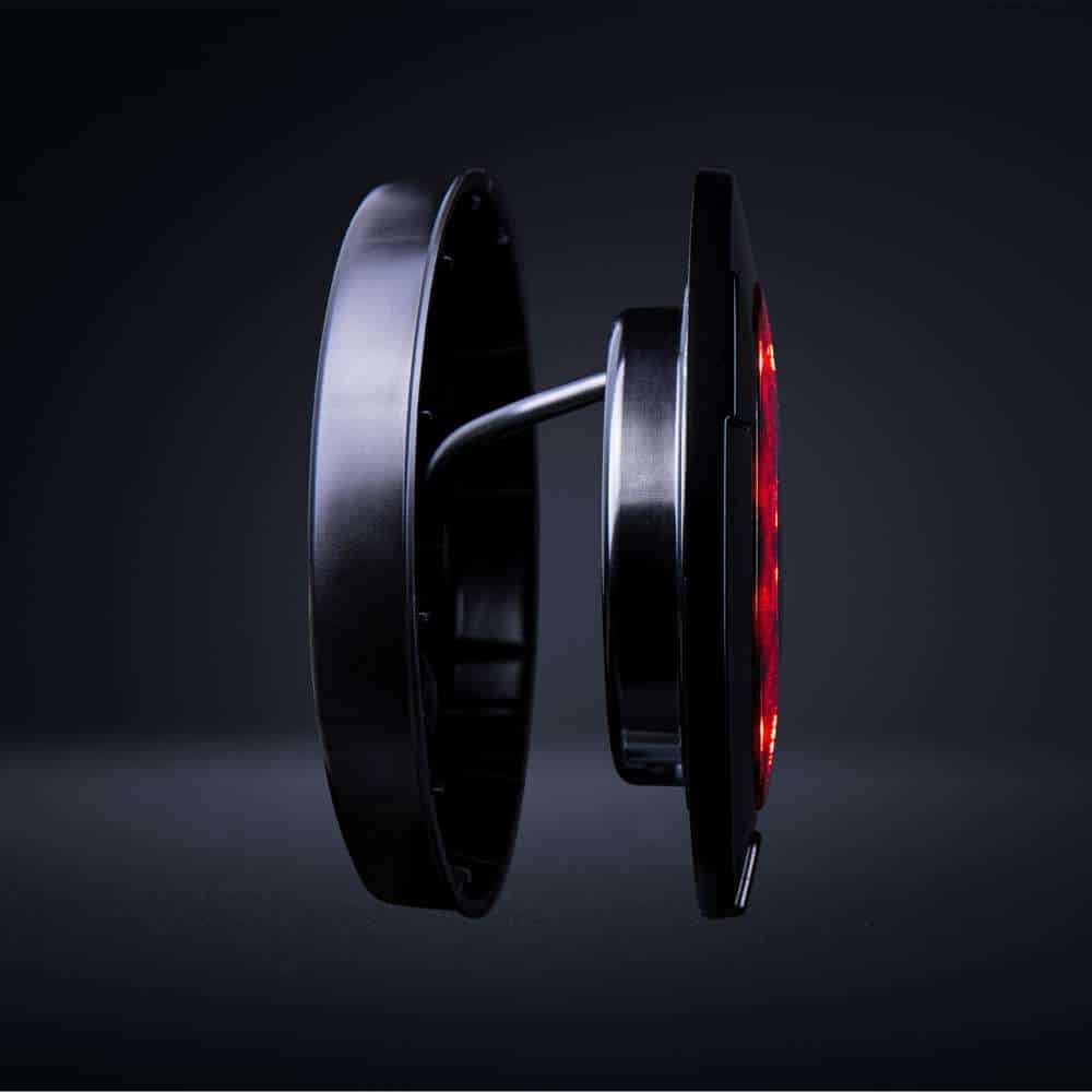 Πίσω φανάρι Freedom Black Raven στρογγυλό 3 λειτουργιών 152 mm - Image 4