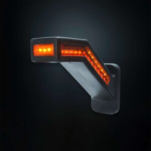 Φως θέσης Λαστιχένιο αριστερό 5 λειτουργιών με δυναμικό φλας